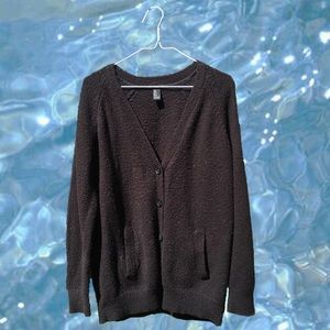 forever 21 black cardigan